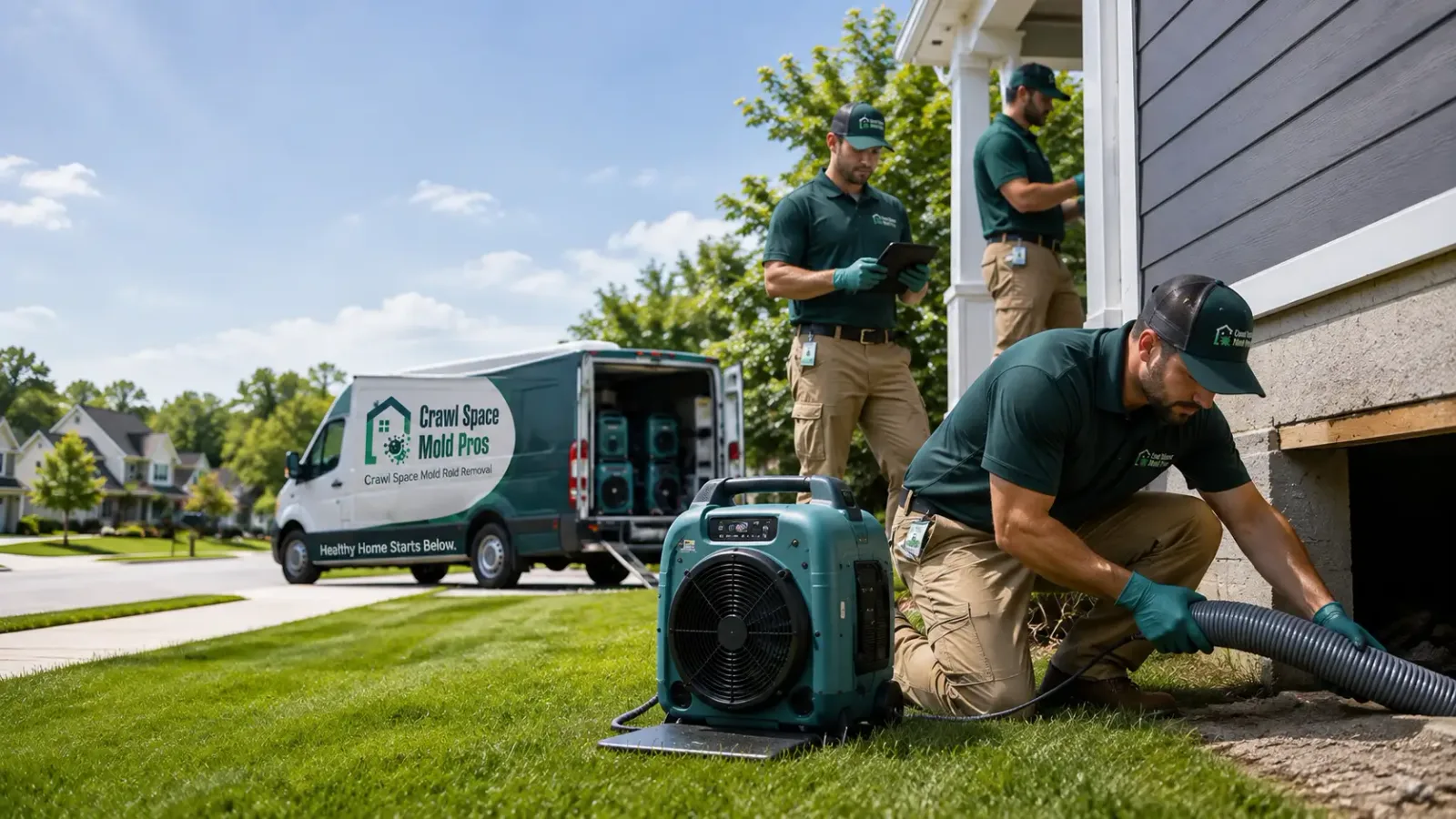 Crawl Space Mold Removal in Maurice, IA